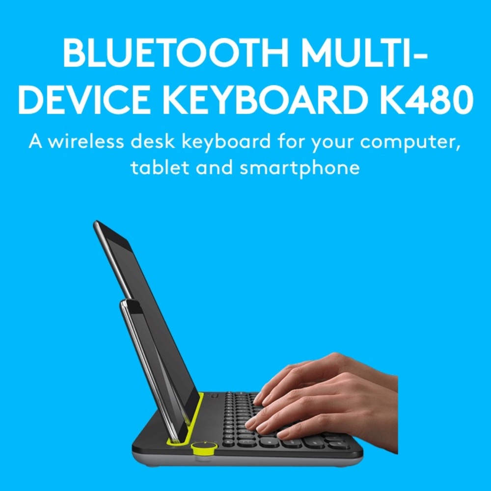 Logitech Bluetooth Multi Devise Keyboard K480 Bk - image 6